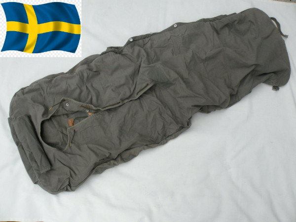 Schwedischer Baumwoll Segeltuch Schlafsack M 39, Retro